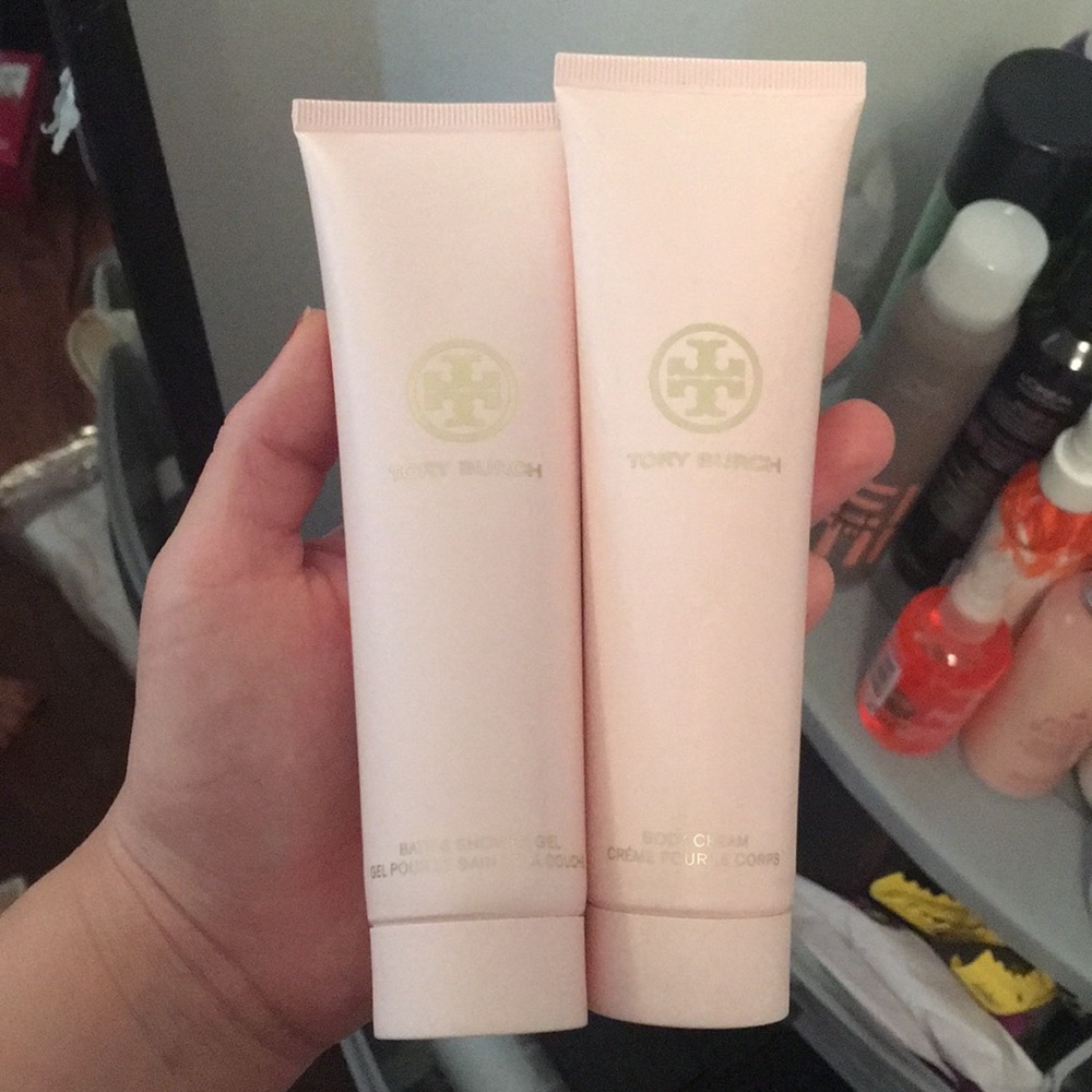 Tory Burch body cream & shower gel